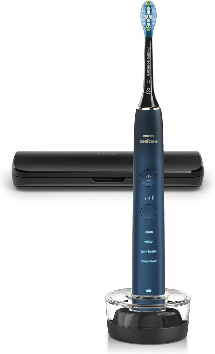 PHILIPS, HX9911 / 88 Sonicare DiamondClean spazzolino elettrico Adulto Spazzolino elettrico sonico Nero, Blu HX9911/88
