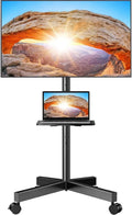 Perlegear, Szafka telewizora 60 ', 400x400 mm, koła ruchome, wyświetlacz LCD, stojak TV Stojak z kółkami Support 40 kg, Zakrzywione