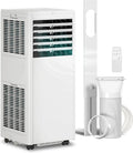 Klimatyzator, 7000 BTU, 30 m², timer, zdalne sterowanie, HOMCOM Przenośny klimatyzator 7000 BTU 780W, 4-w-1 z funkcją chłodzenia