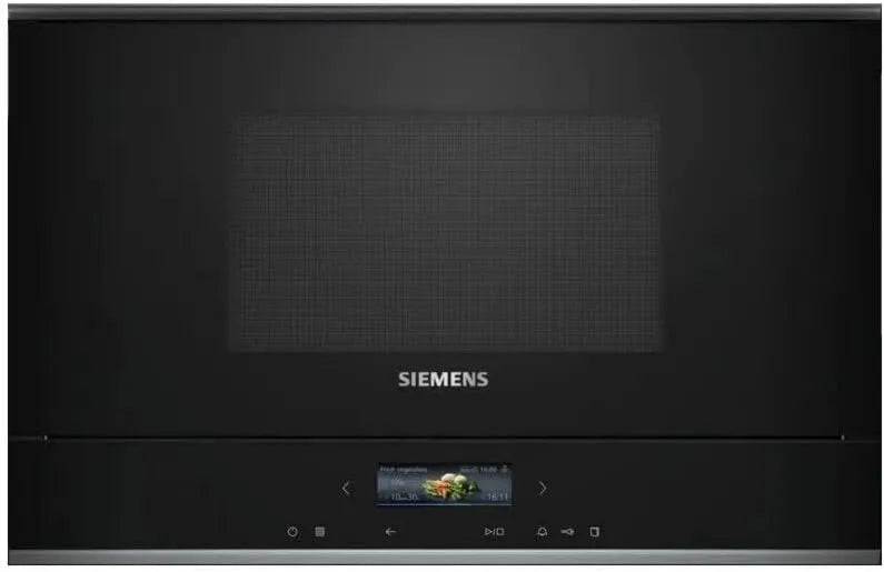 Siemens BE732R1B1 kuchenka mikrofalowa, praca automatyczna, iQ700 kuchenka mikrofalowa do zabudowy, automatyczne programy, humidClean Plus