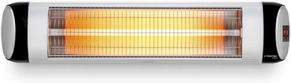 TROTEC, Grzejnik elektryczny, 2500 W, IR 2570, na zewnątrz, licznik, 3 poziomów, LED, 24 godziny