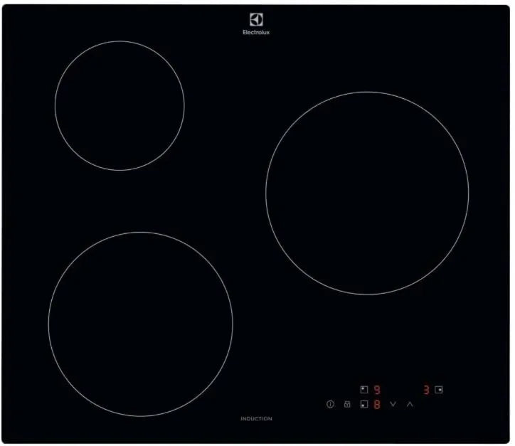 Electrolux CIB60320CK płyta indukcyjna, 60 cm, 2400 W, 1500 W, timer, 3 strefy gotowania, poziomy intensywności, funkcja PowerBoost