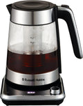Russell Hobbs, czajnik elektryczny, 1, 7 l, 2400 W, 40 do 100°C, dotyk, zegar, wyjmowany, 2 strefy temperaturowe, stal nierdzewna, 26200- 70