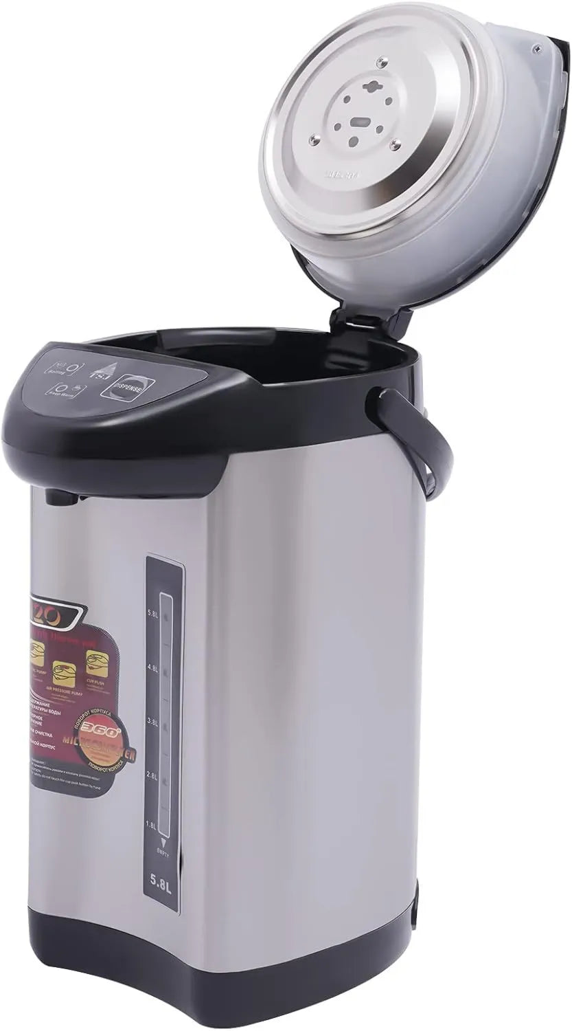 Begoniape, Dyspensor, 4 l, 750 W, stal nierdzewna, dozownik ciepłej wody 4 l