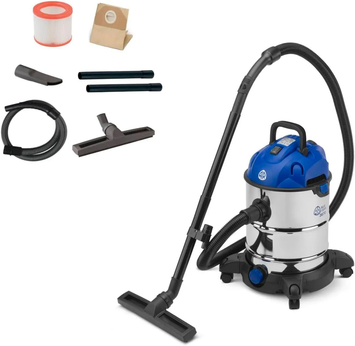 AR Blue Clean, AR niebieski Clean AR niebieski Clean AR niebieski Clean odkurzacz stałe i płyny 3670 1600 W, 30 l, 1600 W, ssający aparat elektryczny