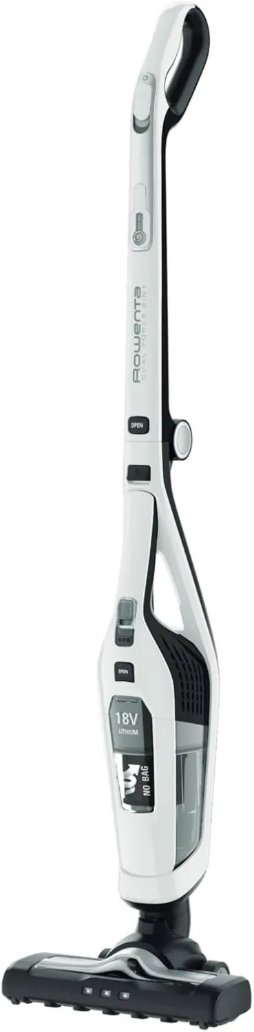 Rowenta odkurzacz pionowy, 2in1 RH6737 Dual Force bez worka 0, 6 l biały