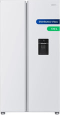 GEDTECH lodówka, 510 l, GSBS510 WH, No Frost, biały, 324 l + 181 l, American GSBS510 WH 510 l
