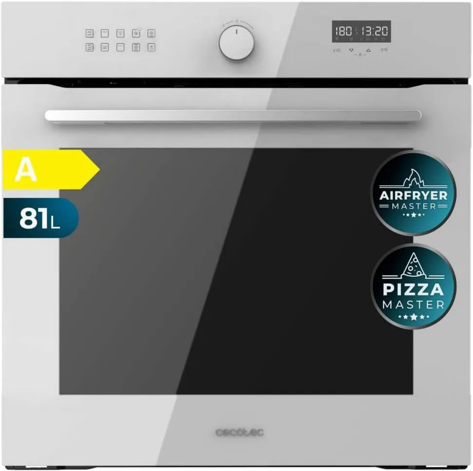 Cecotec AF316000 piekarnik elektryczny, 3400 W, 60 cm, funkcja pary, 11 funkcji z Airfryer Master, pizza Master, Steam Asisst, Steam EasyClean