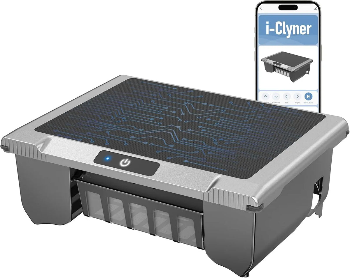 i-Clyner, T1B 24 / 7 robot czyszczący basen, szary, T1B Robot czyszczący Skimmer Solar Surface Robot Basen 24h/7