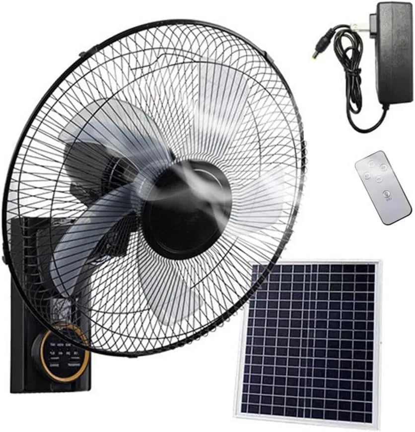 MYYMKJYXGS, Wentylator, 40 cm, zegar, 3 prędkości, dekoracja salonu, cichy, cichy i oscylacyjny, 5 ostrzy