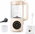 generic blender kielichowy, L 8 8- in-1 Maszyna do mleka, maszyny do mleka roślinnego i mleka orzechowego, 1.4 l, 8 programów, licznik czasu, upalny, drewno, do napojów warzywnych 8 w 1