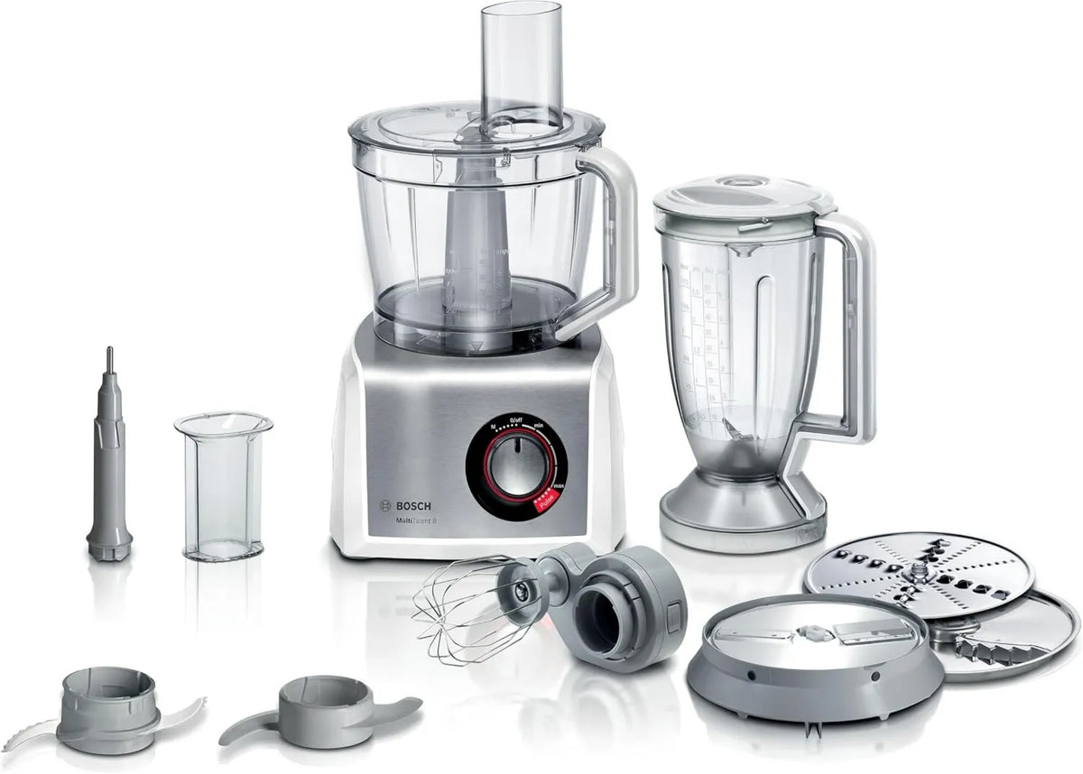 Bosch MC812S814 robot kuchenny, 1250 W, 3,9 l, Robot kuchenny MultiTalent 8, zestaw tarcz i blender