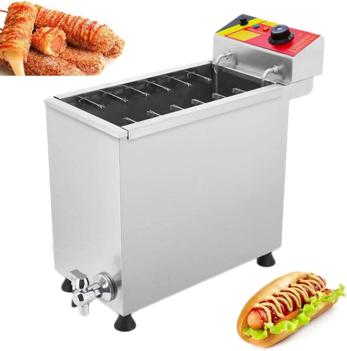 HTTGDGDH, Hot Dogs maszyna, 25 l, Profesjonalne, Restauracja, dla restauracji
