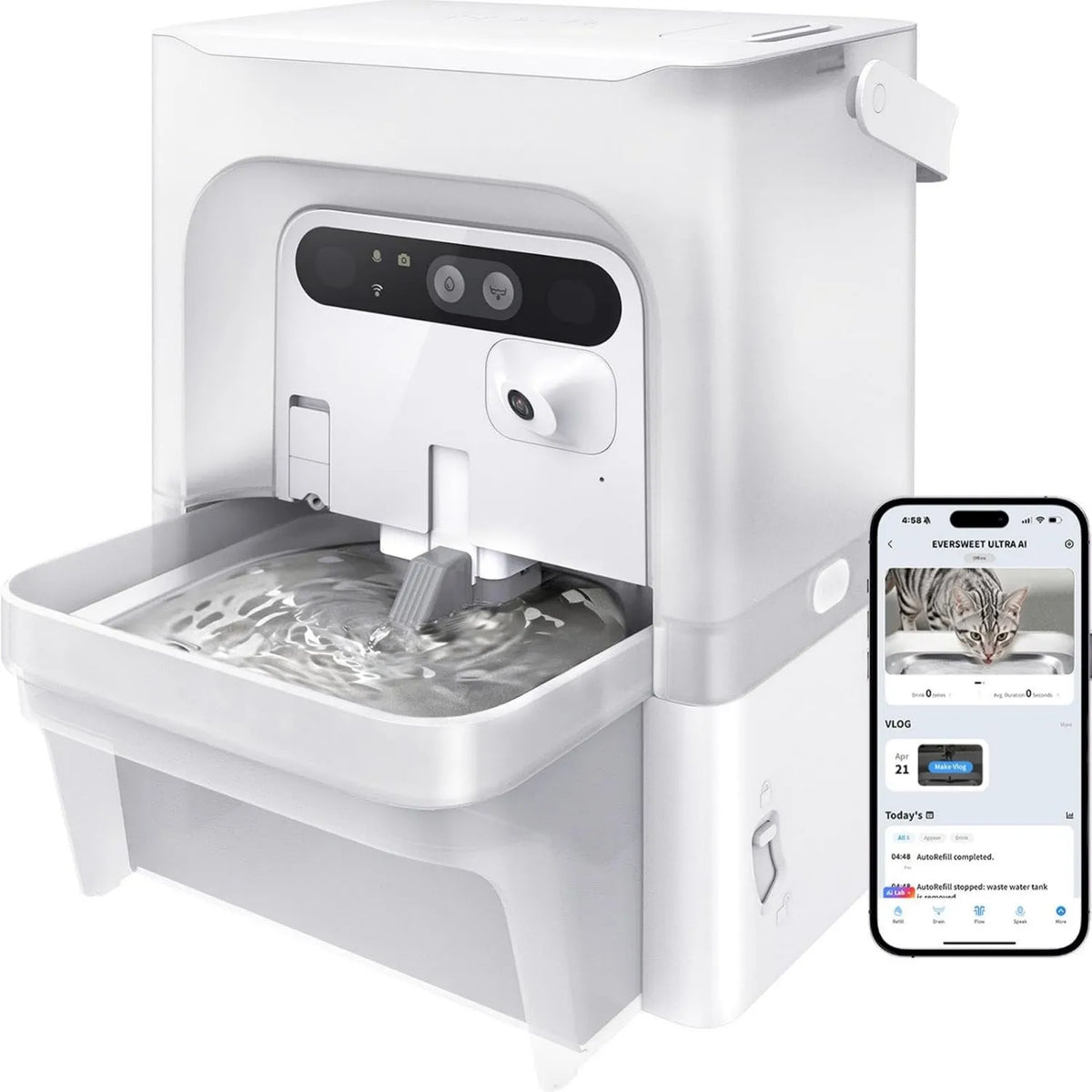 PETKIT, Kamera 5GHz, filtr, 5 l, WiFi, Wireless, EVESWEET