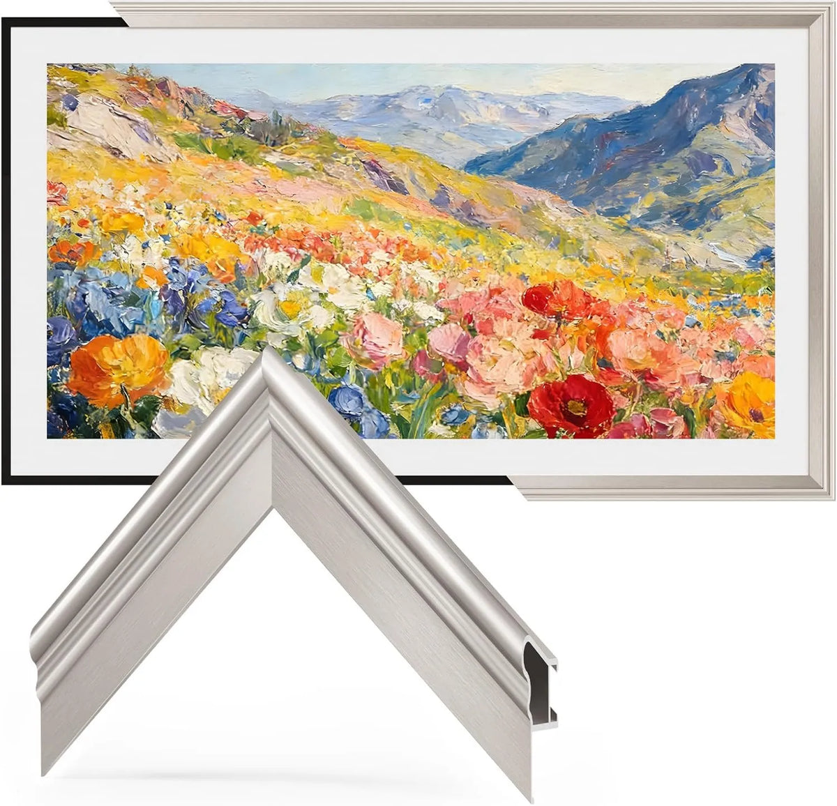 VueFrame, Samsung LS03A LS03B Smart TV, 65 cali, TV, LS03C, LS03D, LS03FA, LS03FW, LS03HE, LS03HW, bezel ze stopu