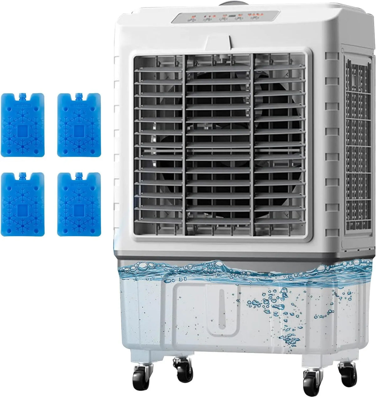 Generic klimatyzator przenośny, Produkt 3-szybkozwierciadłowy chłodnica z automatycznym oscylacją 120 °, Przemysłowy przenośny chłodziarka powietrza parowego, duży