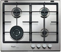 Whirlpool płyta grzewcza, GMR 6422 6422 / IXL Płyta gazowa, stal nierdzewna, Płyta gazowa 6422/IXL
