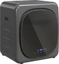 HOMCOM, Suszarka, 800 W, 6 programów, 4 kg, montaż ścienny, dotyk, samotność, 4K UHD, szary, do 60°C, ochrona przed przegrzaniem