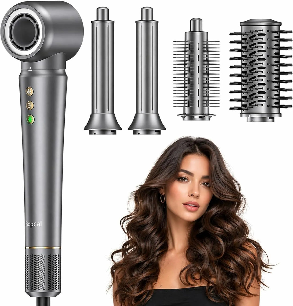 Bopcal, Profesjonalna szczotka do klamr, Hair Styler 5 w 1