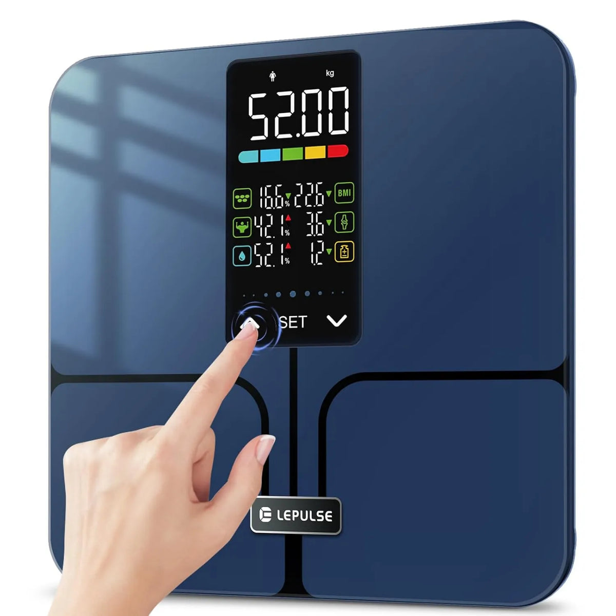 Lepulse, Balance, 30 × 30 cm, 227 kg, aplikacja, Balance Pese Person Without aplikacja