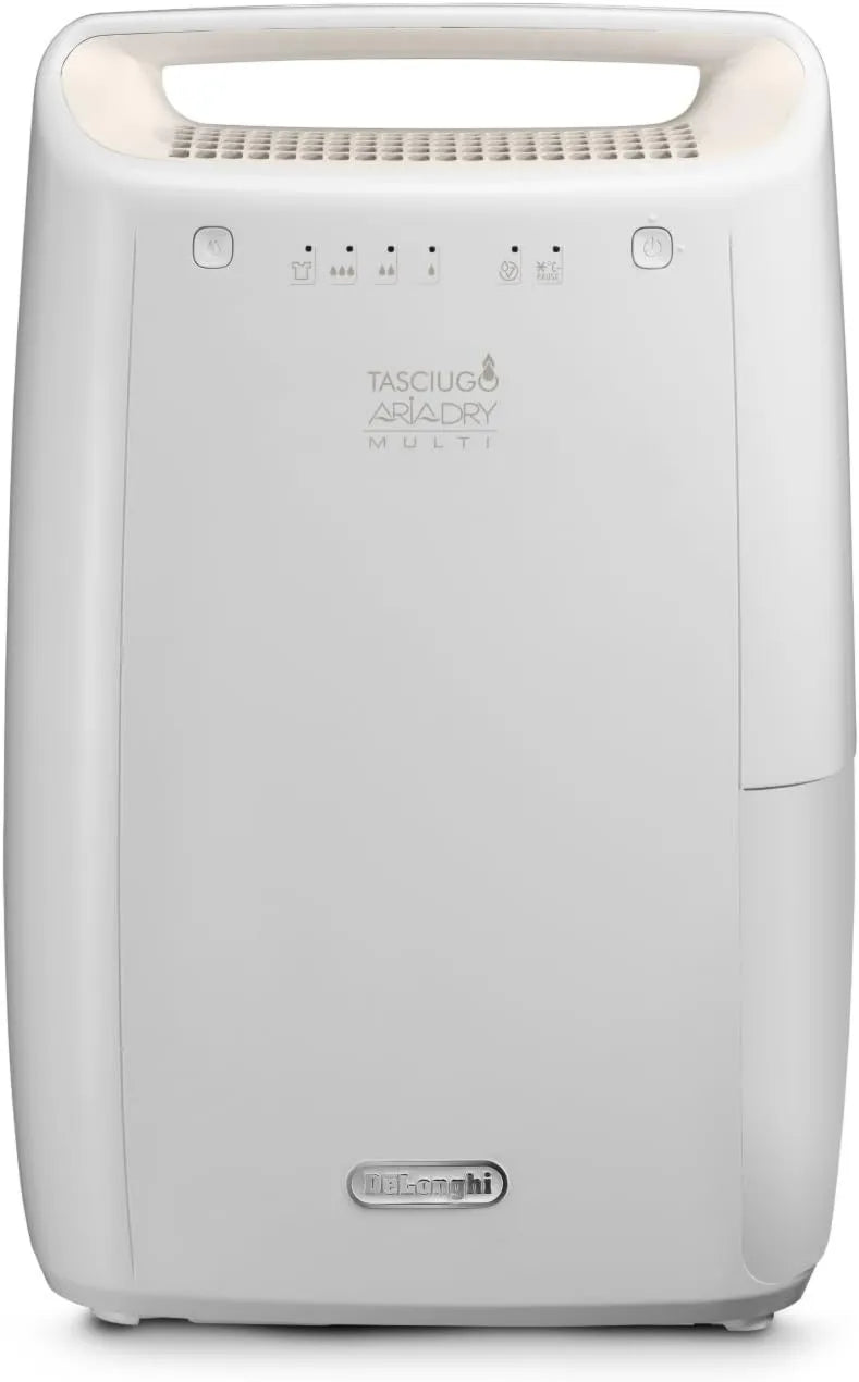 De'Longhi osuszacz powietrza, Denawidator 10 l / 24h DEX210SF, przenośny, cichy, biały, 3-filtr akcji 10 l/24h