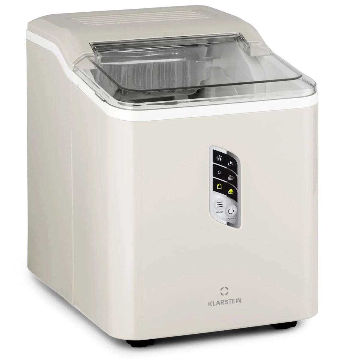 KLARSTEIN kostkarka do lodu, Icemaker, 1, 5 l, Szybka produkcja Do 12 kg Lodowców, pojemność 1