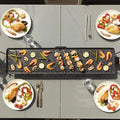 Cecotec, Grill, 90 x 22 cm, 2400 W, termostat, powłoka nienakładająca się